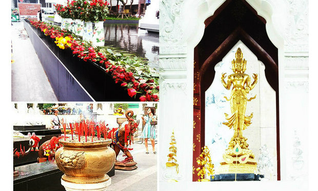 ขอพรความรักให้สมหวังกับพระตรีมูรติ